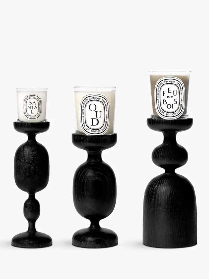 Black Column Candle Holder For classic candles-Diptyque Best Sale
