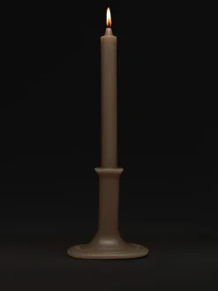 Feu de Bois (Wood Fire) Taper candle with branded oval base-Diptyque Cheap