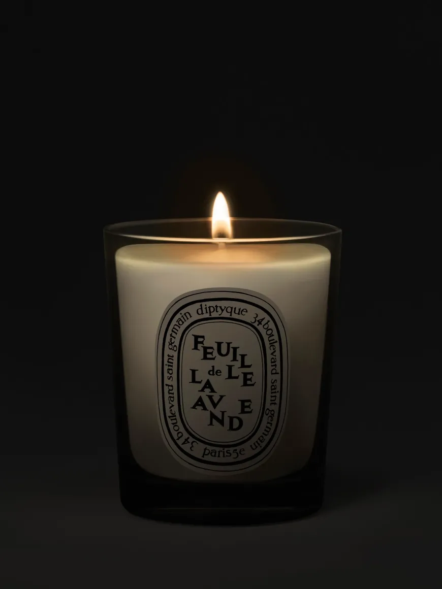 Feuille de Lavande (Lavender Leaf) Small Candle-Diptyque Store