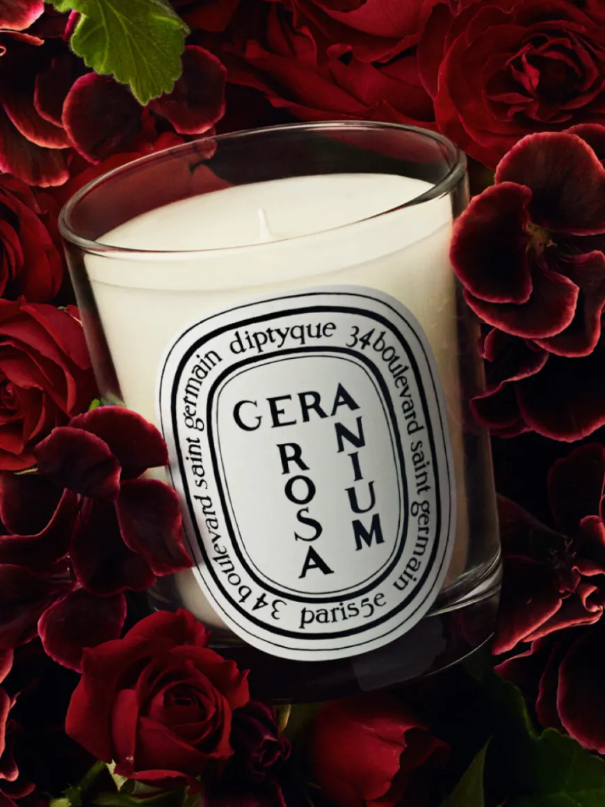 Geranium Rosa Classic Candle-Diptyque Store