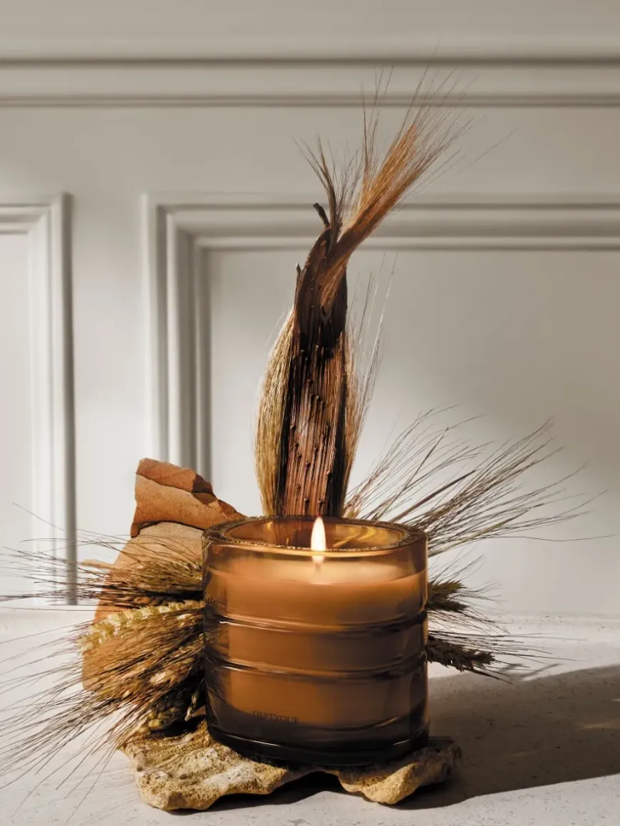 Terres Blondes (Golden Lands) Refillable Candle-Diptyque Hot