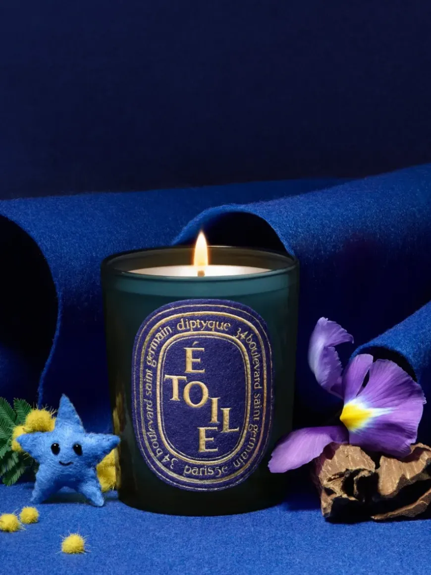 Étoile (Star) Classic candle with golden lid-Diptyque Shop